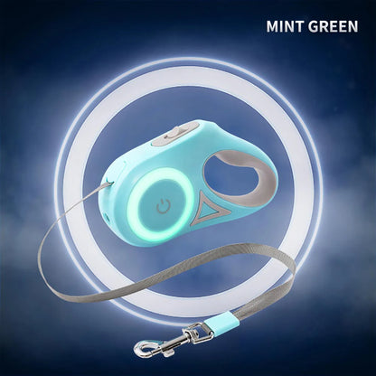 3 and 5M Dog Leash Light Retractable Belt 
