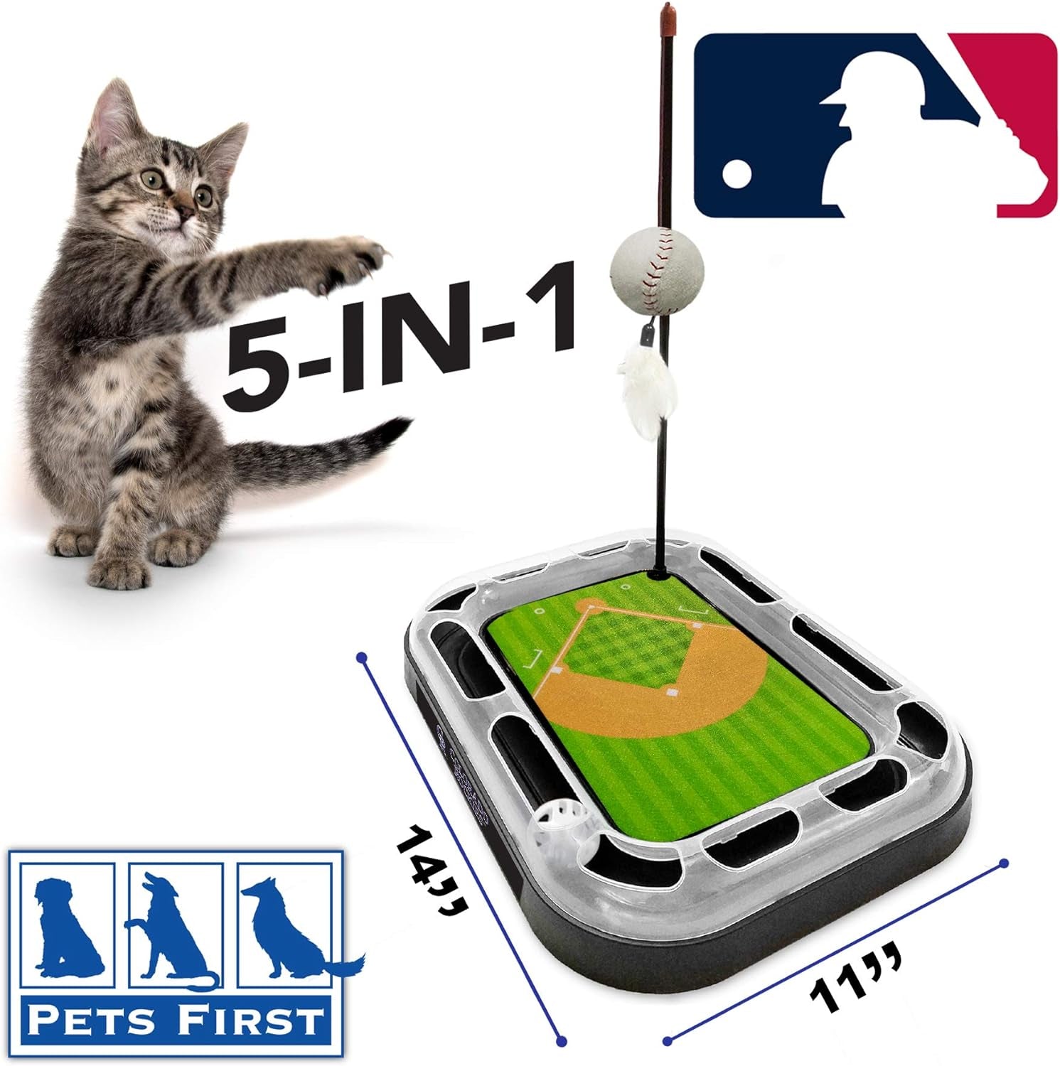 Cat Scratching Toy Baseball Field Cat Scratcher Toy