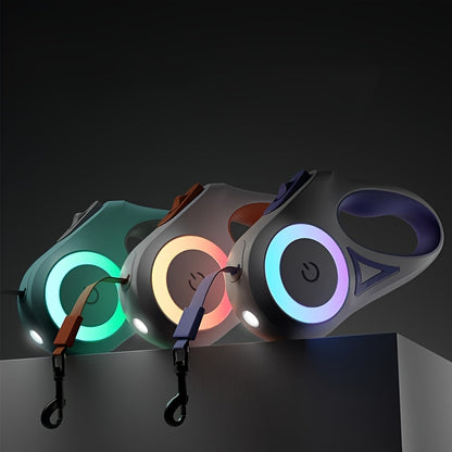 3 and 5M Dog Leash Light Retractable Belt 